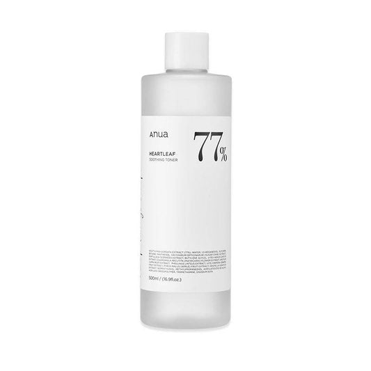 Anua HEARTLEAF 77% SOOTHING TONER 500ml - Beauty Lab Perth