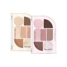 peripera Simplain Eye Palette 1.5gx1.17gx2.18g x 4 (2 Colors) - Beauty Lab Perth