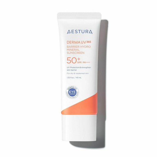 AESTURA DERMA UV365 BARRIER HYDRO MINERAL SUNSCREEN 40ml - Beauty Lab Perth