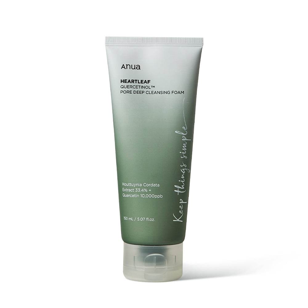 Anua HEARTLEAF QUERCETINOL PORE DEEP CLEANSING FOAM 150ml - Beauty Lab Perth