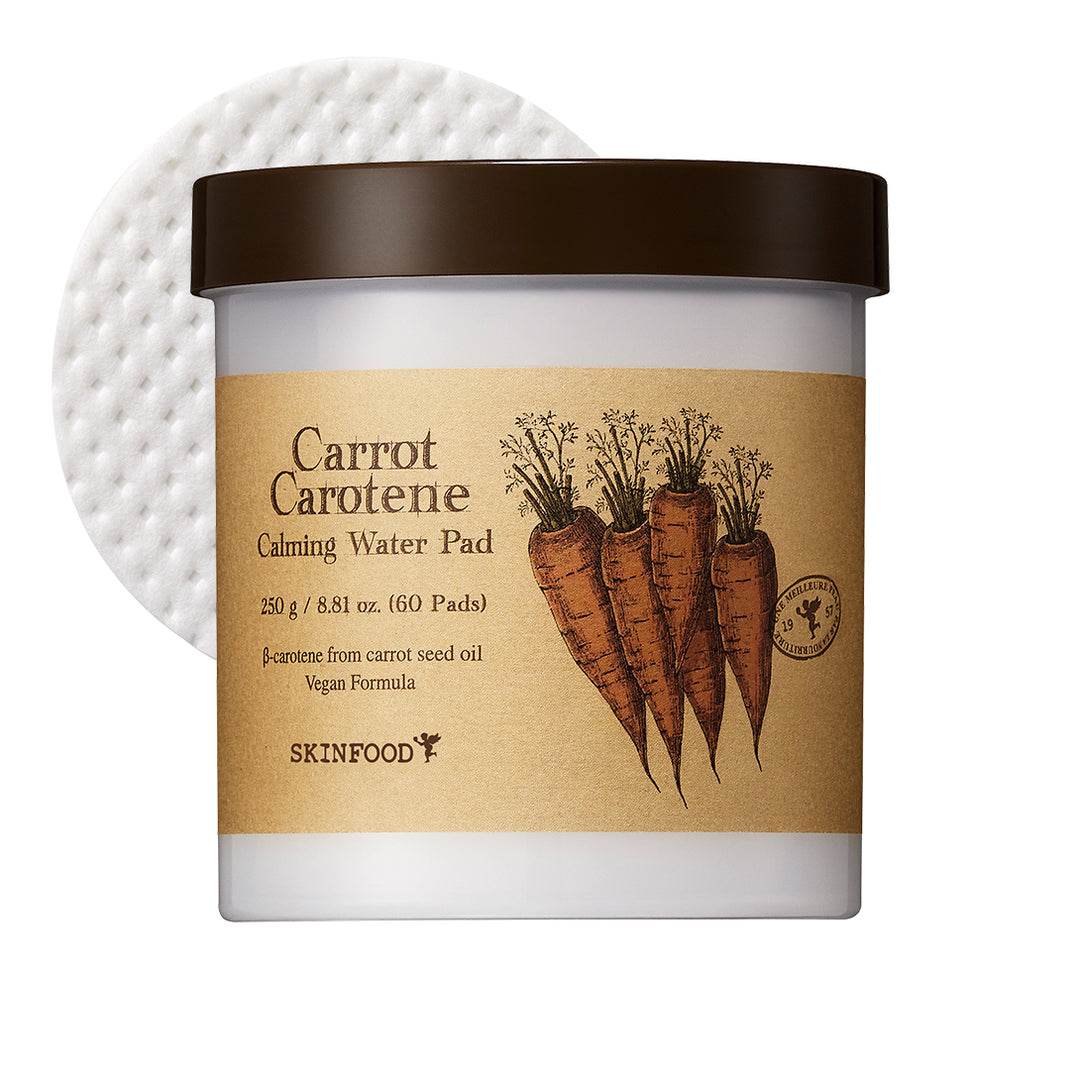 SKINFOOD Carrot Carotene Calming Water Pad 250g (60 Pads) - Beauty Lab Perth