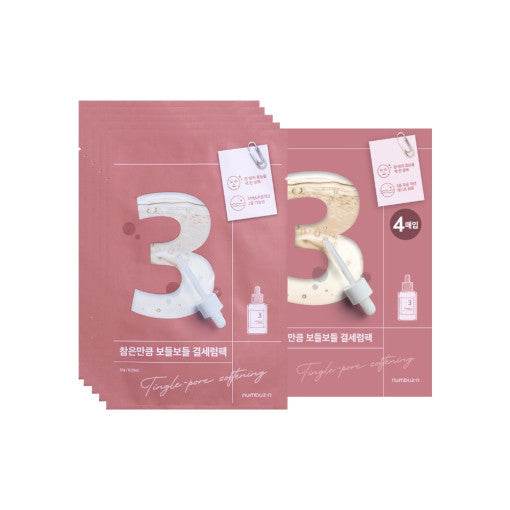 numbuzin No.3 Tingle Pore Softening Sheet Mask 10P - Beauty Lab Perth