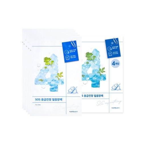 numbuzin No.4 SOS Icy Soothing Sheet Mask 10P - Beauty Lab Perth
