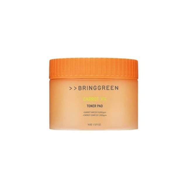 BRINGGREEN Carrot Vita Toner Pad 60P - Beauty Lab Perth