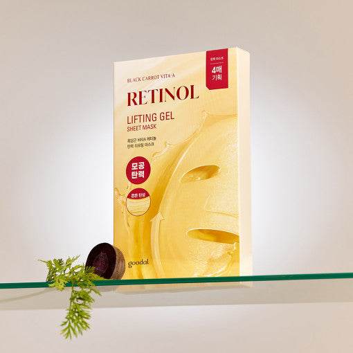 goodal Black Carrot Vita-A Retinol Lifting Gel Sheet Mask 4P - Beauty Lab Perth