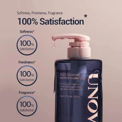 UNOVE DEEP DAMAGE REPAIR SHAMPOO 500ml - Beauty Lab Perth