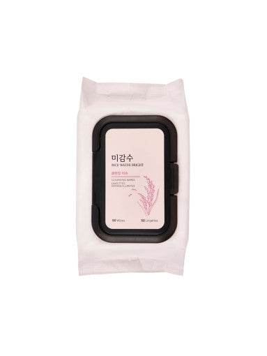 THE FACE SHOP Rice Water Bright Cleansing Wipes 50 Sheets - Beauty Lab Perth