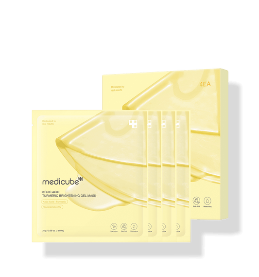 medicube Kojic Acid Turmeric Brightening Gel Mask 28g*4ea - Beauty Lab Perth