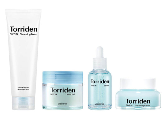 Torriden DIVE IN Hyaluronic Acid Skincare SET - Beauty Lab Perth