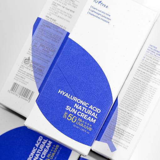 Isntree Hyaluronic Acid Natural Suncream SPF50+PA++++ 50ml - Beauty Lab Perth
