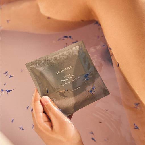 AROMATICA Serene Bath Salts Lavender & Marjoram 50g - Beauty Lab Perth