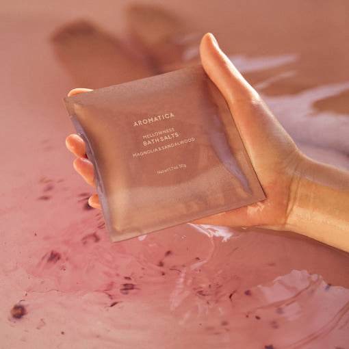 AROMATICA Serene Bath Salts Magnolia & Sandalwood 50g - Beauty Lab Perth