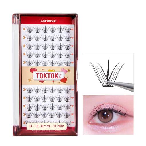 CORINGCO Toktok-Hara Cupid Eyelash 60pcs (3 Types) - Beauty Lab Perth