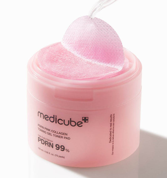 medicube PDRN Pink Collagen Gel Toner Pad 120ml/70pads - Beauty Lab Perth