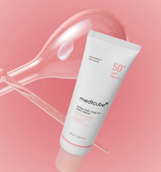 medicube PDRN Pink Tone Up Sun Cream 50ml - Beauty Lab Perth