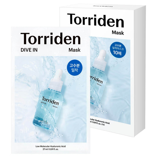 [Torriden] DIVE IN Low Molecular Hyaluronic Acid Mask Sheet 10ea - Beauty Lab Perth
