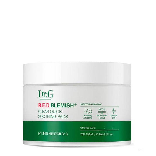 [Dr.G] Red Blemish Clear Quick Soothing Pads 70ea - Beauty Lab Perth