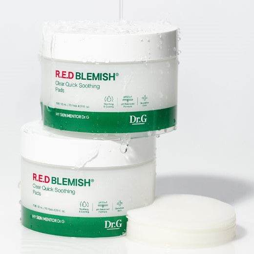 [Dr.G] Red Blemish Clear Quick Soothing Pads 70ea - Beauty Lab Perth