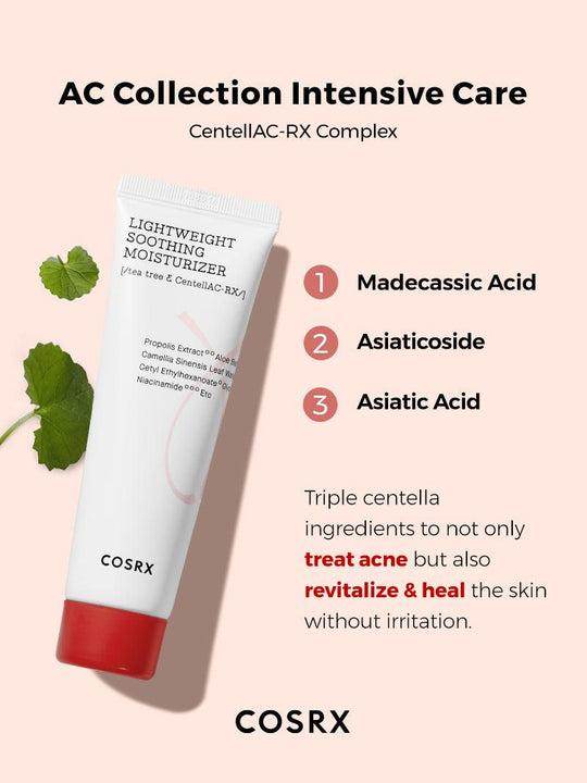 [Cosrx] AC Collection Lightweight Soothing Moisturizer 80ml - Beauty Lab Perth