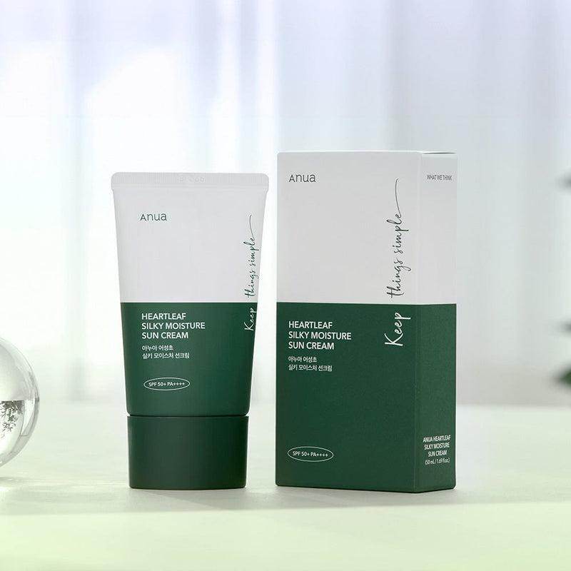 [Anua] HEARTLEAF SILKY MOISTURE SUNSCREEN 50ml - Beauty Lab Perth