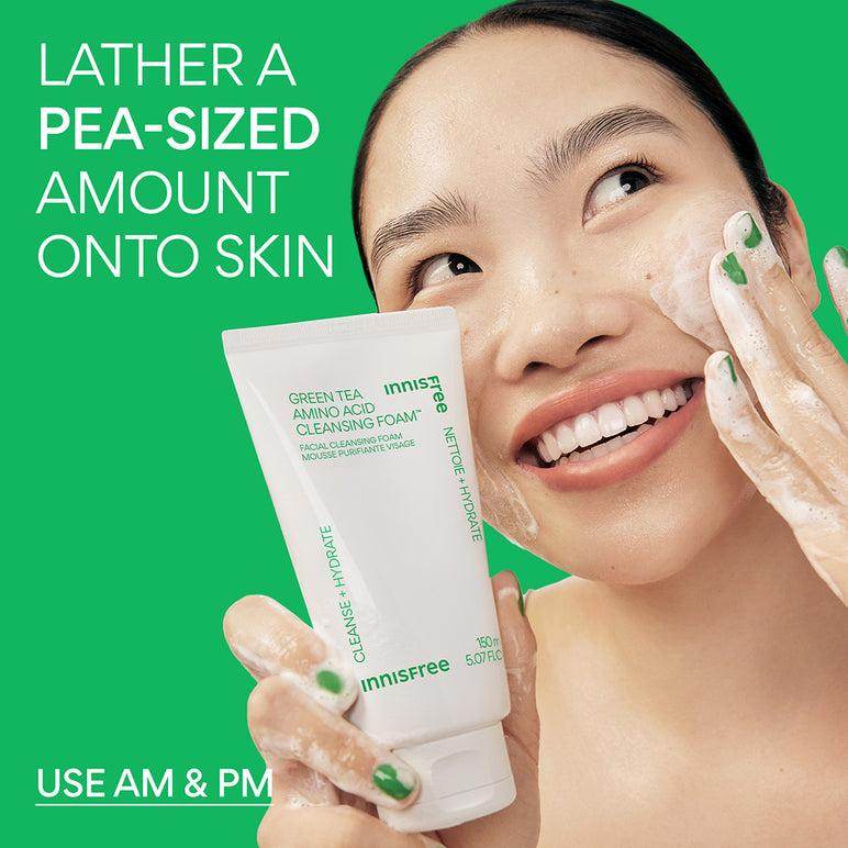 [Innisfree] Green Tea Amino Acid Cleansing Foam 150ml - Beauty Lab Perth