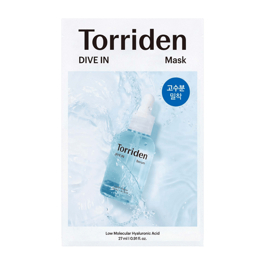 [Torriden] DIVE IN Low Molecular Hyaluronic Acid Mask Sheet 10ea - Beauty Lab Perth