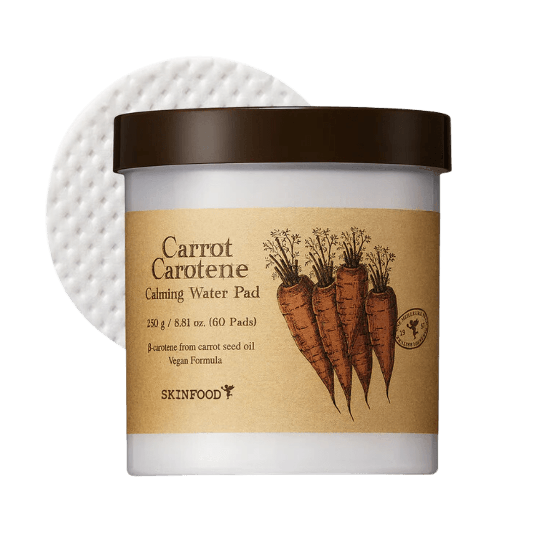 [Skinfood] Carrot Carotene Calming Water Pad 250g 60 sheets - Beauty Lab Perth
