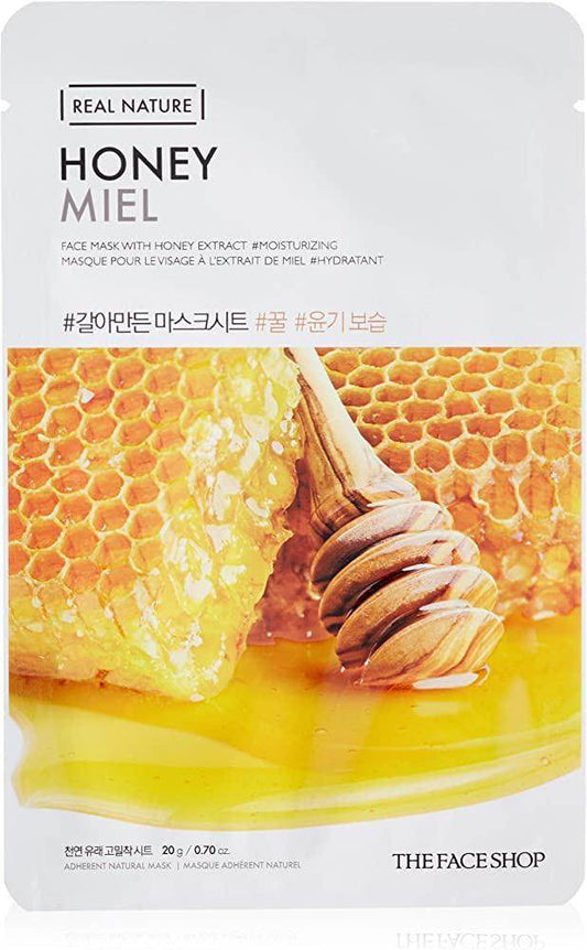 [Thefaceshop] REAL NATURE MASK SHEET HONEY 1 pc - Beauty Lab Perth