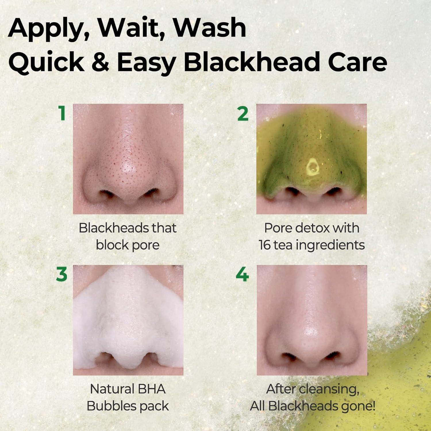 [SomeByMi] BYE BYE BLACKHEAD 30 DAYS MIRACLE GREEN TEA TOX BUBBLE CLEANSER 120g - Beauty Lab Perth