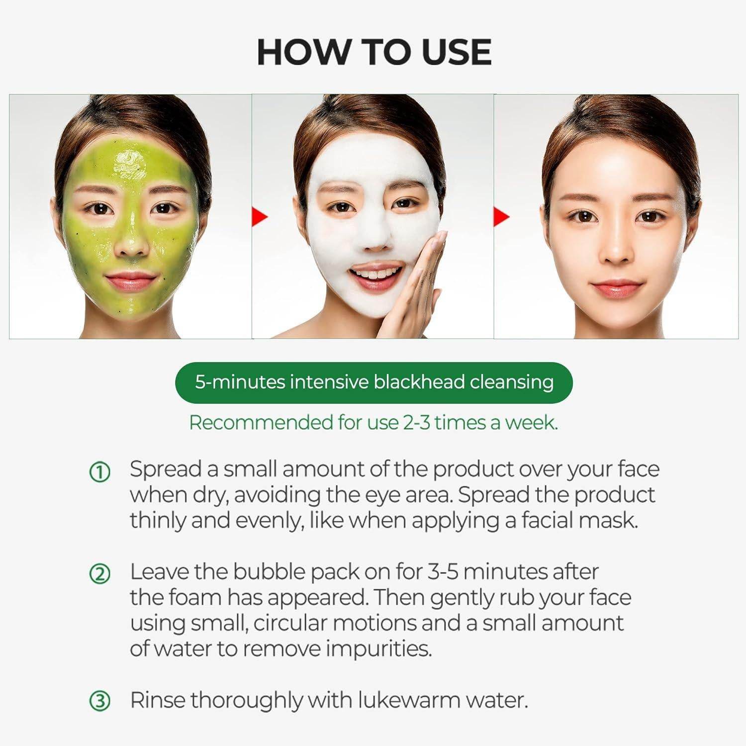 [SomeByMi] BYE BYE BLACKHEAD 30 DAYS MIRACLE GREEN TEA TOX BUBBLE CLEANSER 120g - Beauty Lab Perth