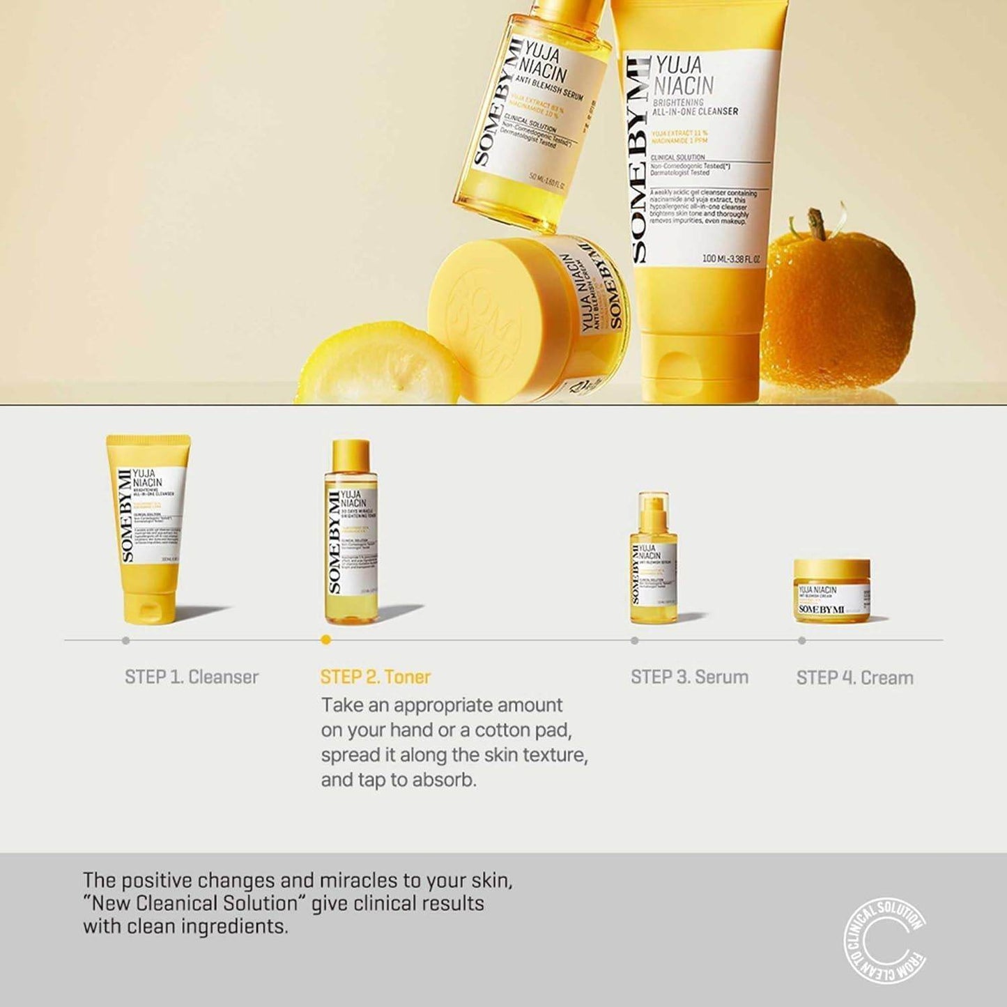 [SomeByMi] YUJA NIACIN 30 DAYS MIRACLE BRIGHTENING TONER 150ml - Beauty Lab Perth