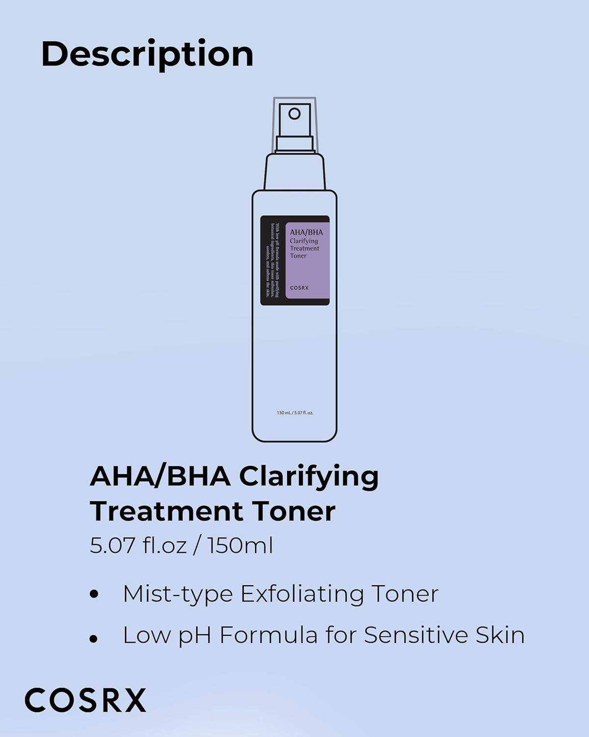 [Cosrx] AHA/BHA Clarifying Treatment Toner 150ml - Beauty Lab Perth