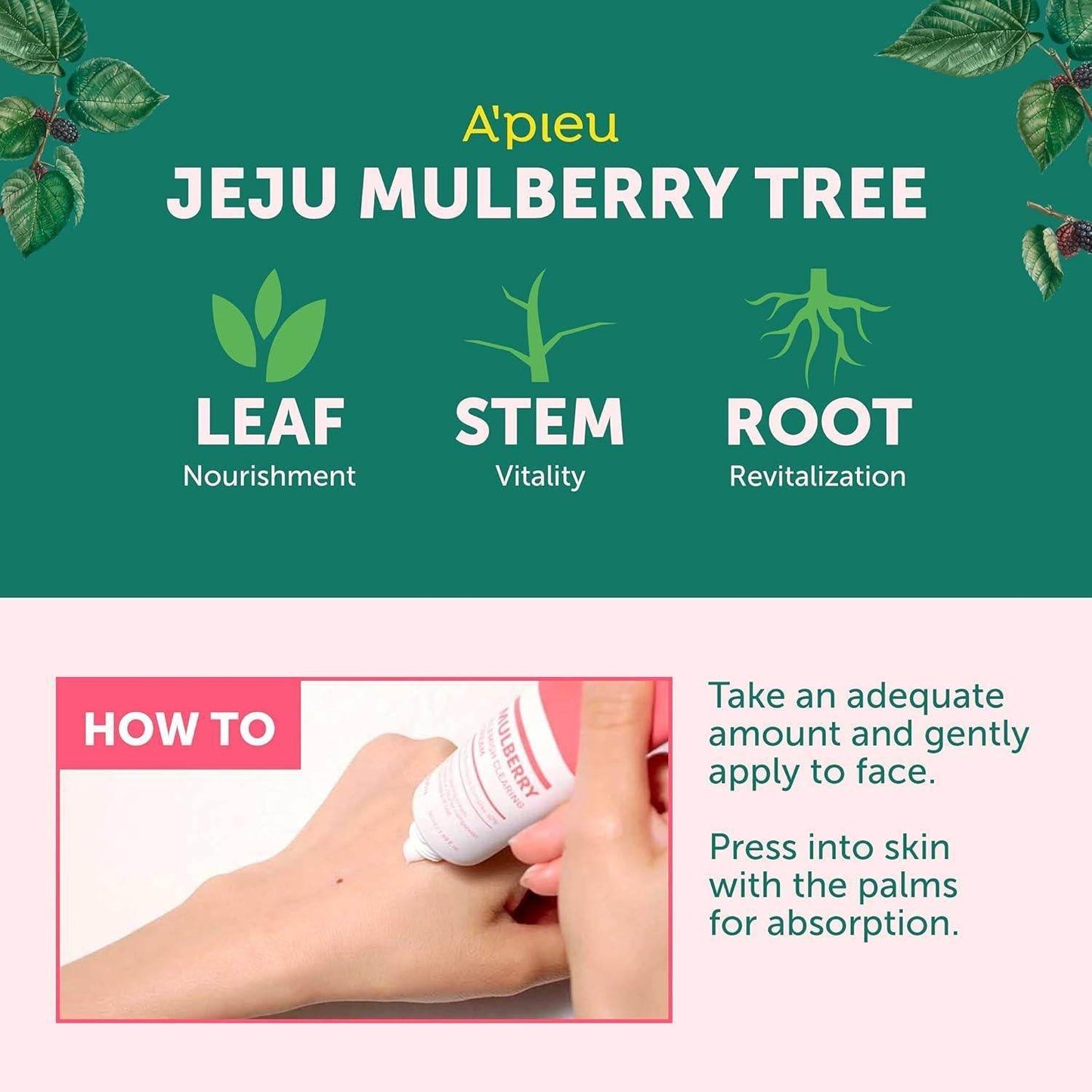 [Apieu] Mulberry Blemish Clearing Cream 50ml - Beauty Lab Perth