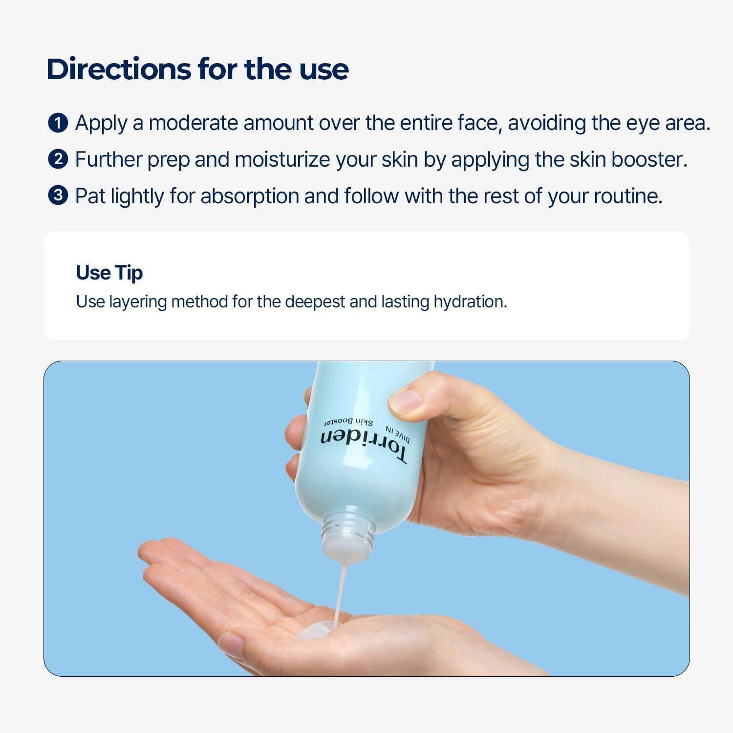 [Torriden] DIVE IN Low Molecular Hyaluronic Acid Skin Booster 200ml - Beauty Lab Perth