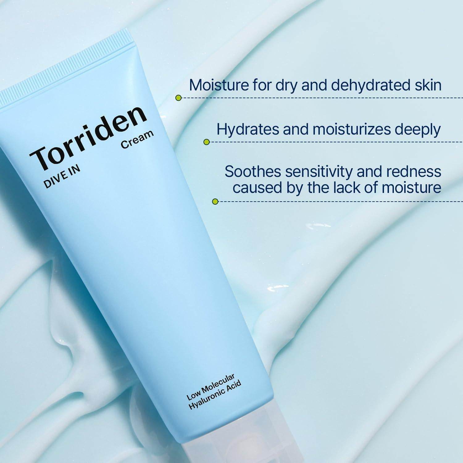 [Torriden] DIVE IN Low Molecular Hyaluronic Acid Cream 80ml - Beauty Lab Perth