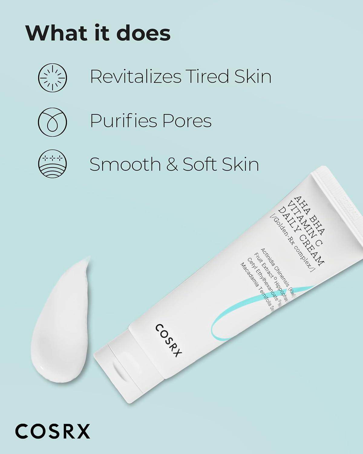 [Cosrx] Refresh AHA BHA Vitamin C Daily Cream 50ml - Beauty Lab Perth