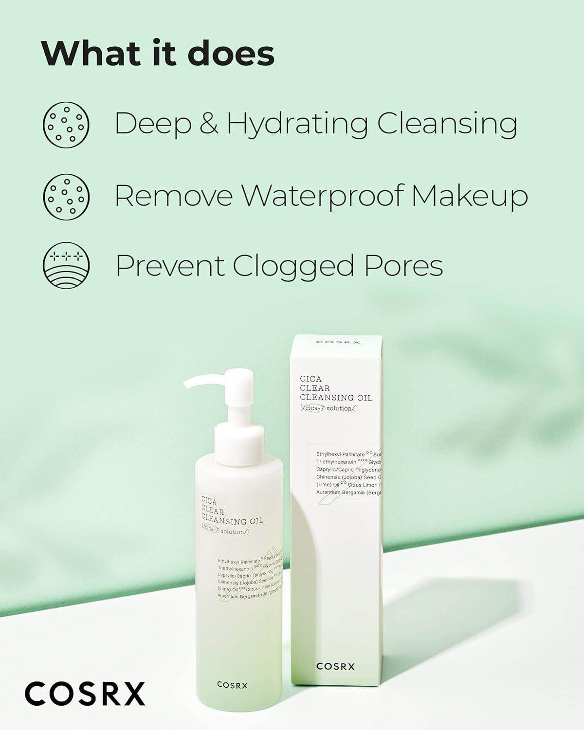 [Cosrx] Pure Fit Cica Clear Cleansing Oil 200ml - Beauty Lab Perth