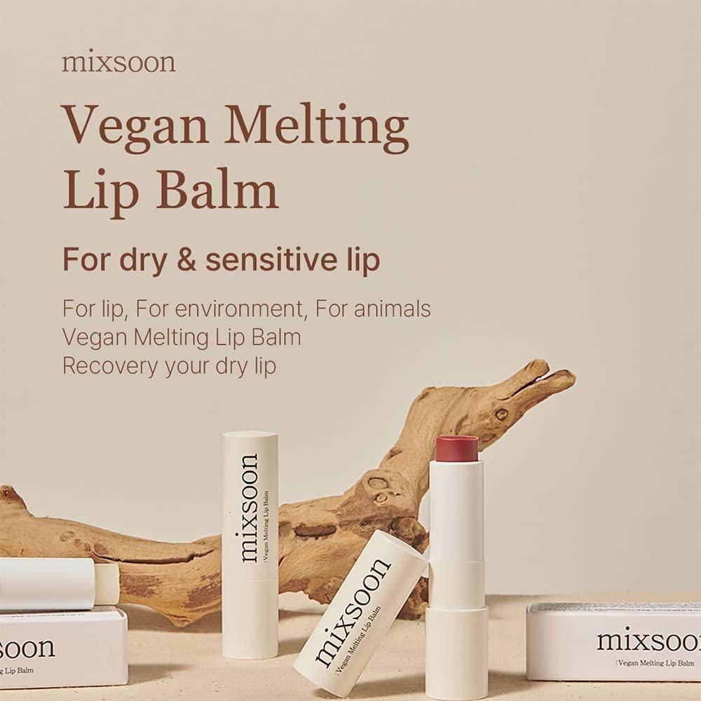 [Mixsoon] Vegan Melting Lip Balm (Clear) 4.1g - Beauty Lab Perth