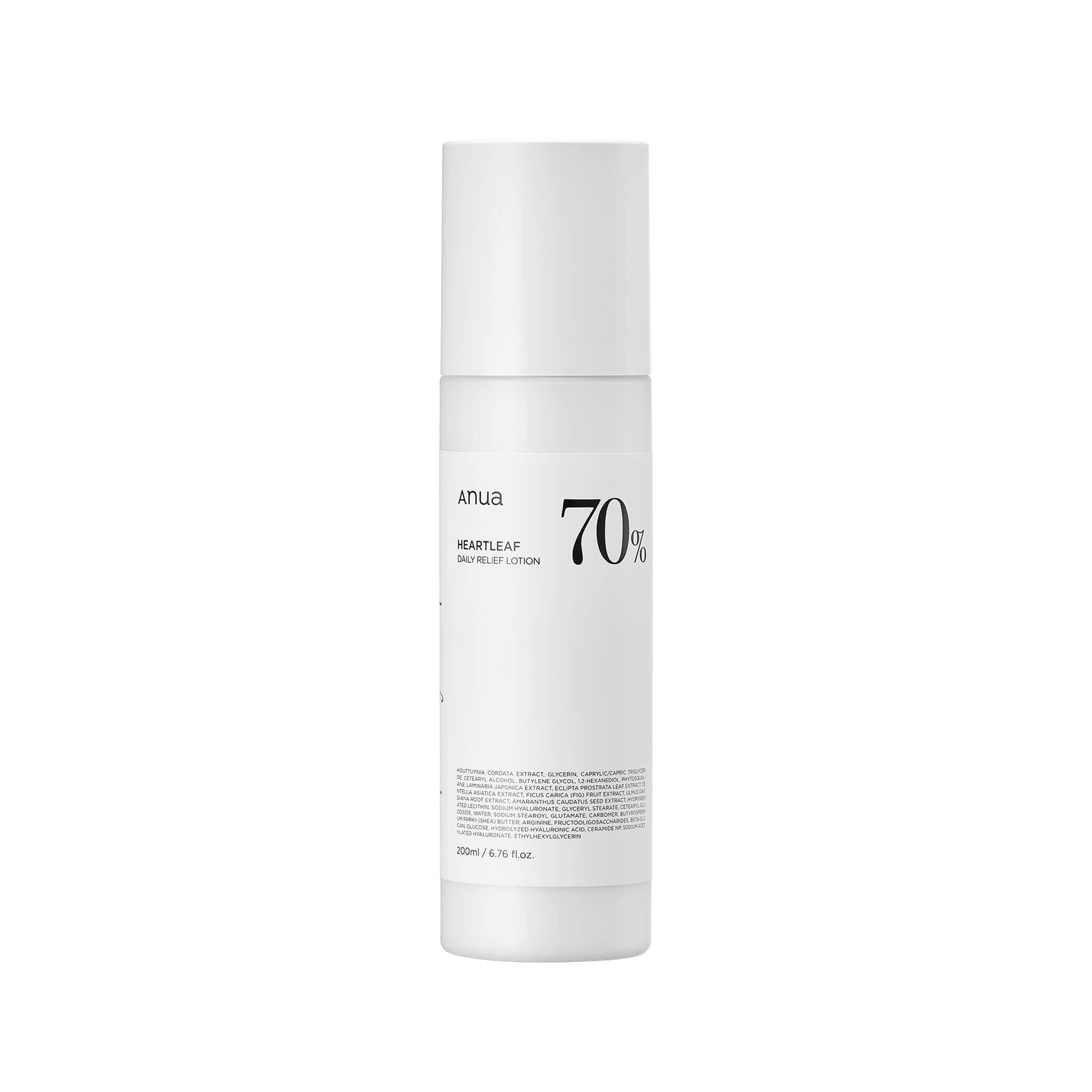Anua HEARTLEAF 70% DAILY RELIEF LOTION 200ml - Beauty Lab Perth
