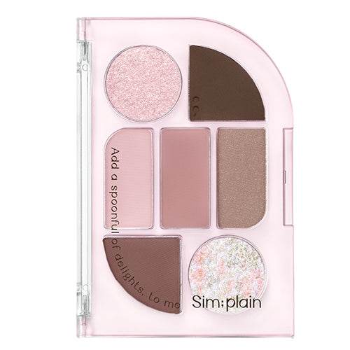 peripera Simplain Eye Palette 1.5gx1.17gx2.18g x 4 (2 Colors) - Beauty Lab Perth
