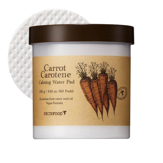SKINFOOD Carrot Carotene Calming Water Pad 250g (60 Pads) - Beauty Lab Perth