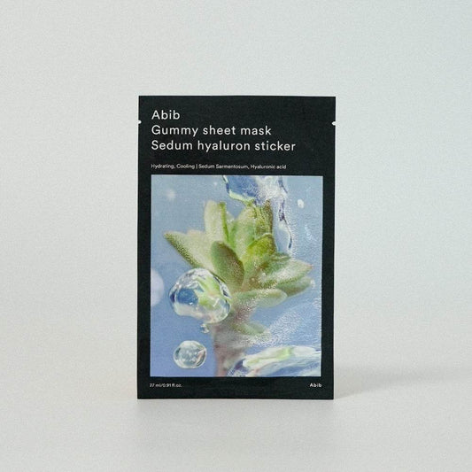 Abib Gummy Sheet Mask Sedum Hyaluron Sticker 27ml - Beauty Lab Perth