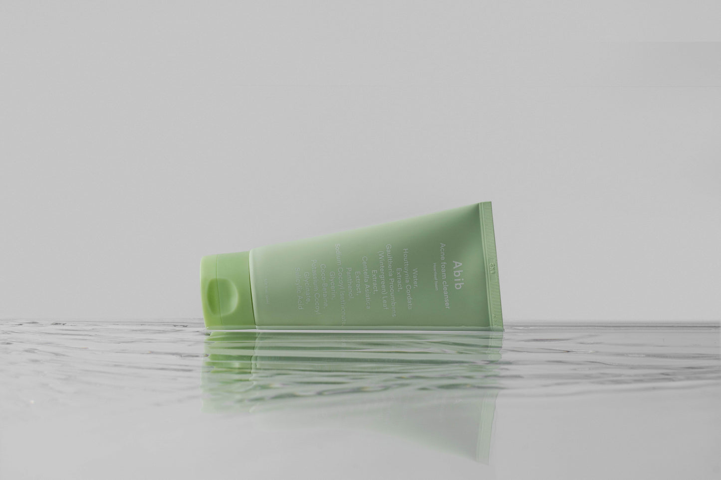 Abib Acne foam cleanser Heartleaf foam 150ml, a mild acidic cleanser for gentle acne care. Perfect for sensitive skin.