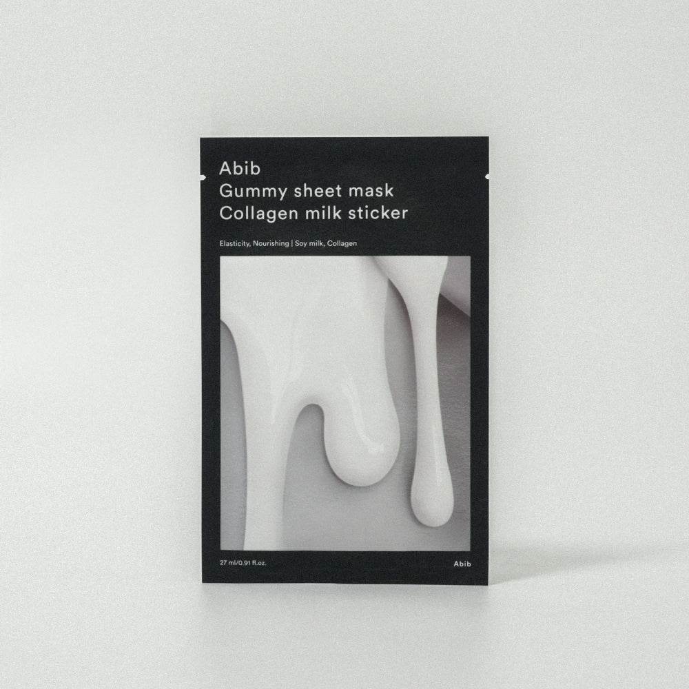 Abib Gummy sheet mask Collagen milk sticker 27ml - Beauty Lab Perth