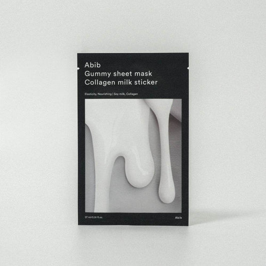 Abib Gummy sheet mask Collagen milk sticker 27ml - Beauty Lab Perth