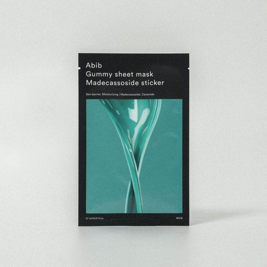 Abib Gummy sheet mask Madecassoside sticker 27ml - Beauty Lab Perth