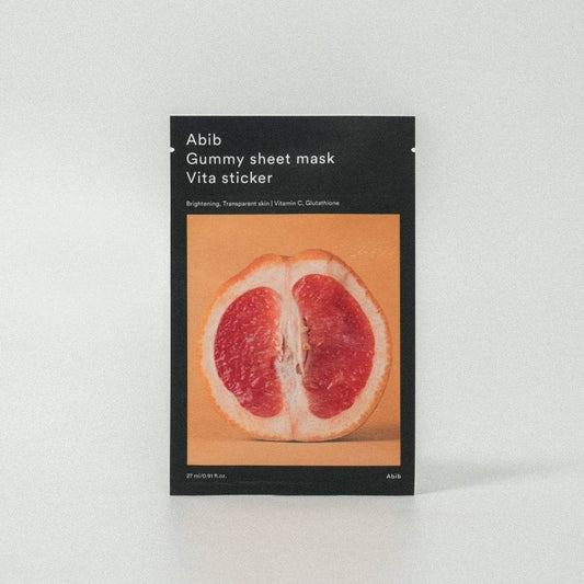 Abib Gummy sheet mask Vita sticker 27ml - Beauty Lab Perth