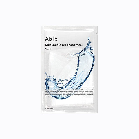 Abib Mild acidic pH sheet mask Aqua fit 30ml - Beauty Lab Perth