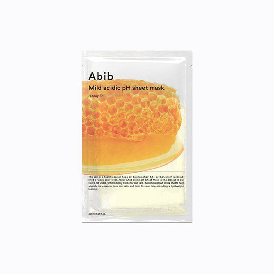 Abib Mild acidic pH sheet mask Honey fit 30ml - Beauty Lab Perth