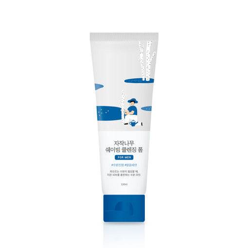 Round Lab For Men Birch Juice Shaving Cleansing Foam 120ml - Beauty Lab Perth